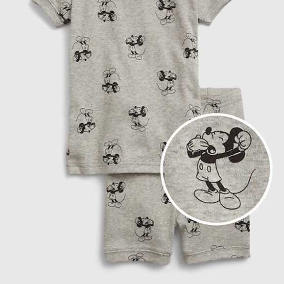 Disney Mickey Mouse 100% Organic Cotton PJ Set 5Y - Picture 6 of 6